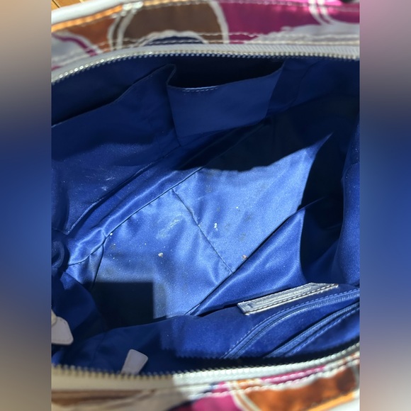 Coach Signature Multicolor Monogram Purse - Picture 7 of 9